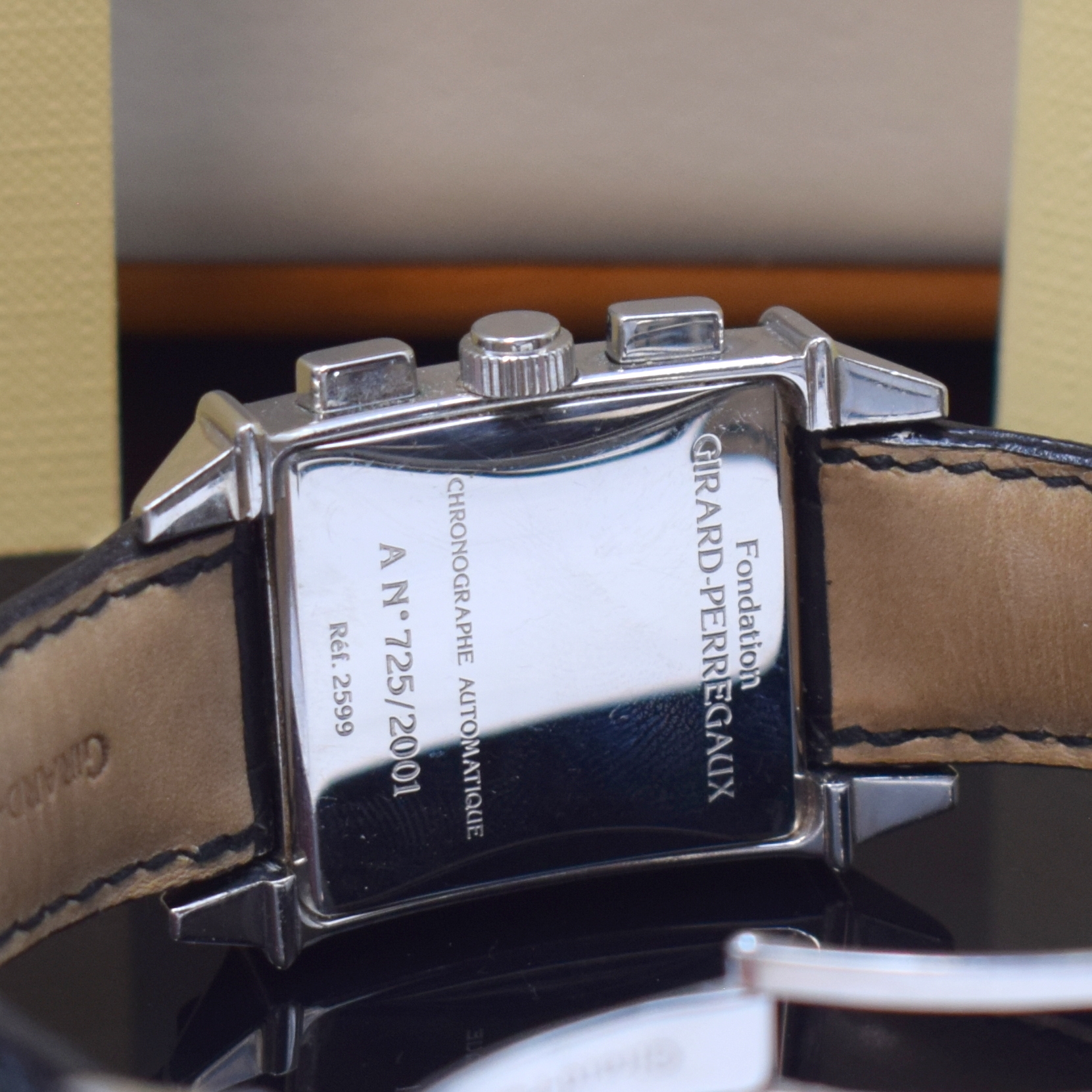 Detail d: GIRARD PERREGAUX limitierter Armbandchronograph Vintage 1945 Referenz 2599, Schweiz um 2002, Automatik, auf 2001 Stück limitiertes Modell in ...
