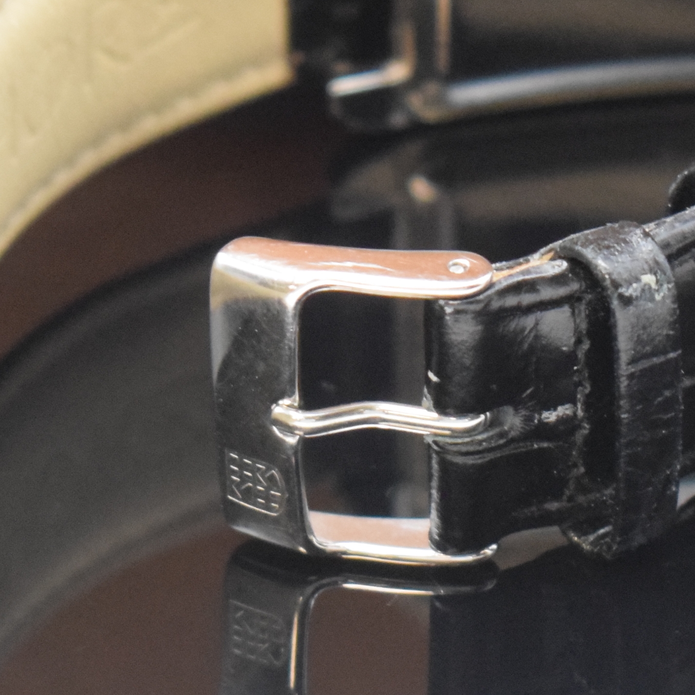 Detail b: ZENITH Elite Port Royal Herrenarmbanduhr, Schweiz um 2000, Automatik, Edelstahlgeh. Boden 4-fach verschr., Saphirglas, schwarzes Kontrastzifferbl. m. ...