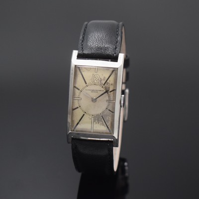 Image VACHERON & CONSTANTIN Geneve sehr seltene rechteckige Armbanduhr in Stahl, ...