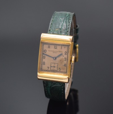 Image 26856984 - VACHERON & CONSTANTIN Geneve seltene, rechteckige Armbanduhr in RG 750/000, ...