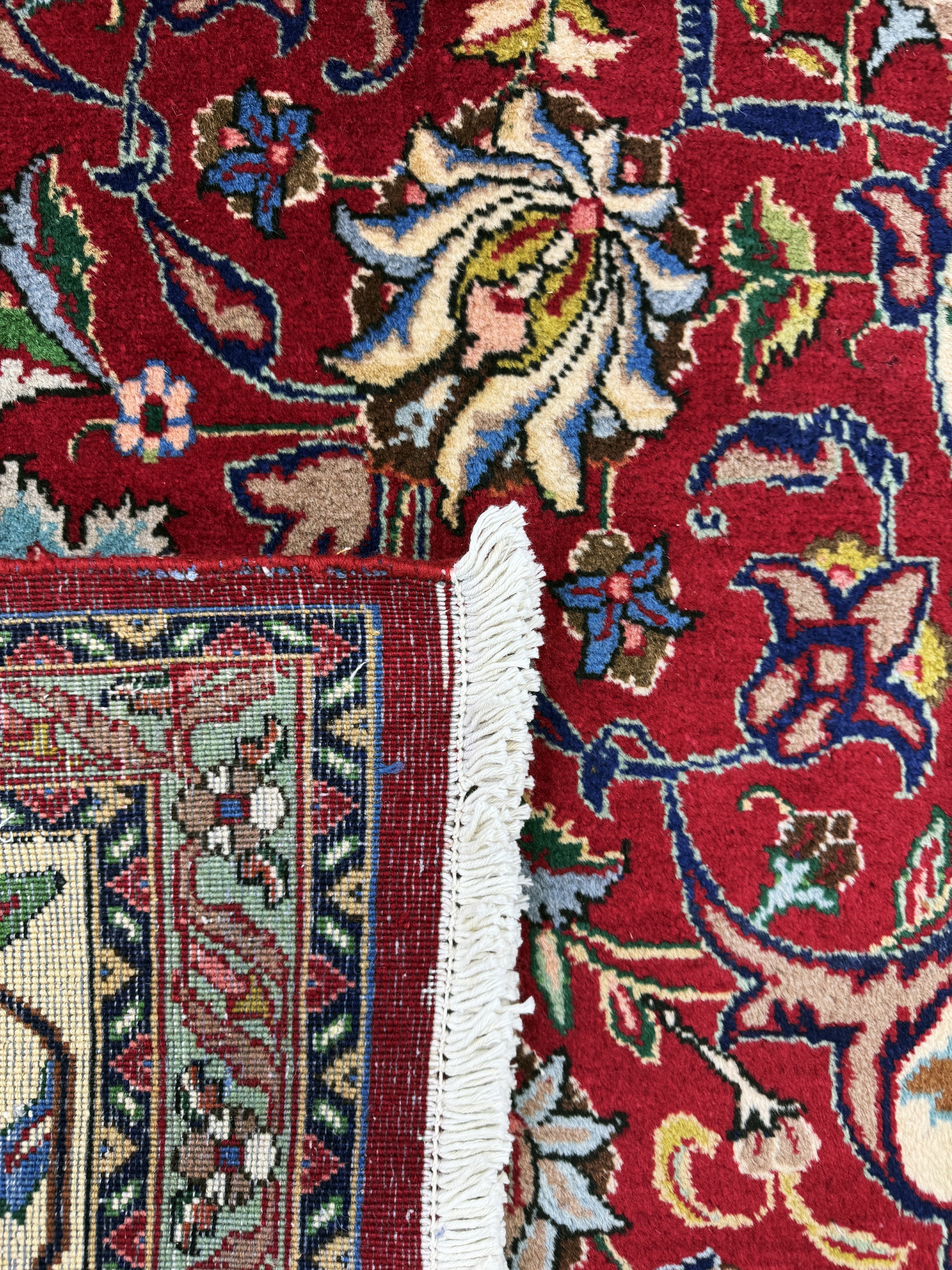 Detail k: Täbriz alt, Persien, Mitte 20.Jhd, Wolle auf Baumwolle, ca. 404 x 288 cm, EHZ: 2