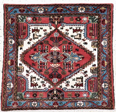 Image Hamadan, Persien, Mitte 20.Jhd, Wolle auf Baumwolle, ca. 125 x 130 cm, EHZ: 1-2
