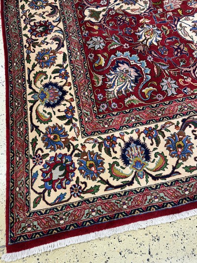 26857049c - Täbriz alt, Persien, Mitte 20.Jhd, Wolle auf Baumwolle, ca. 404 x 288 cm, EHZ: 2 ...