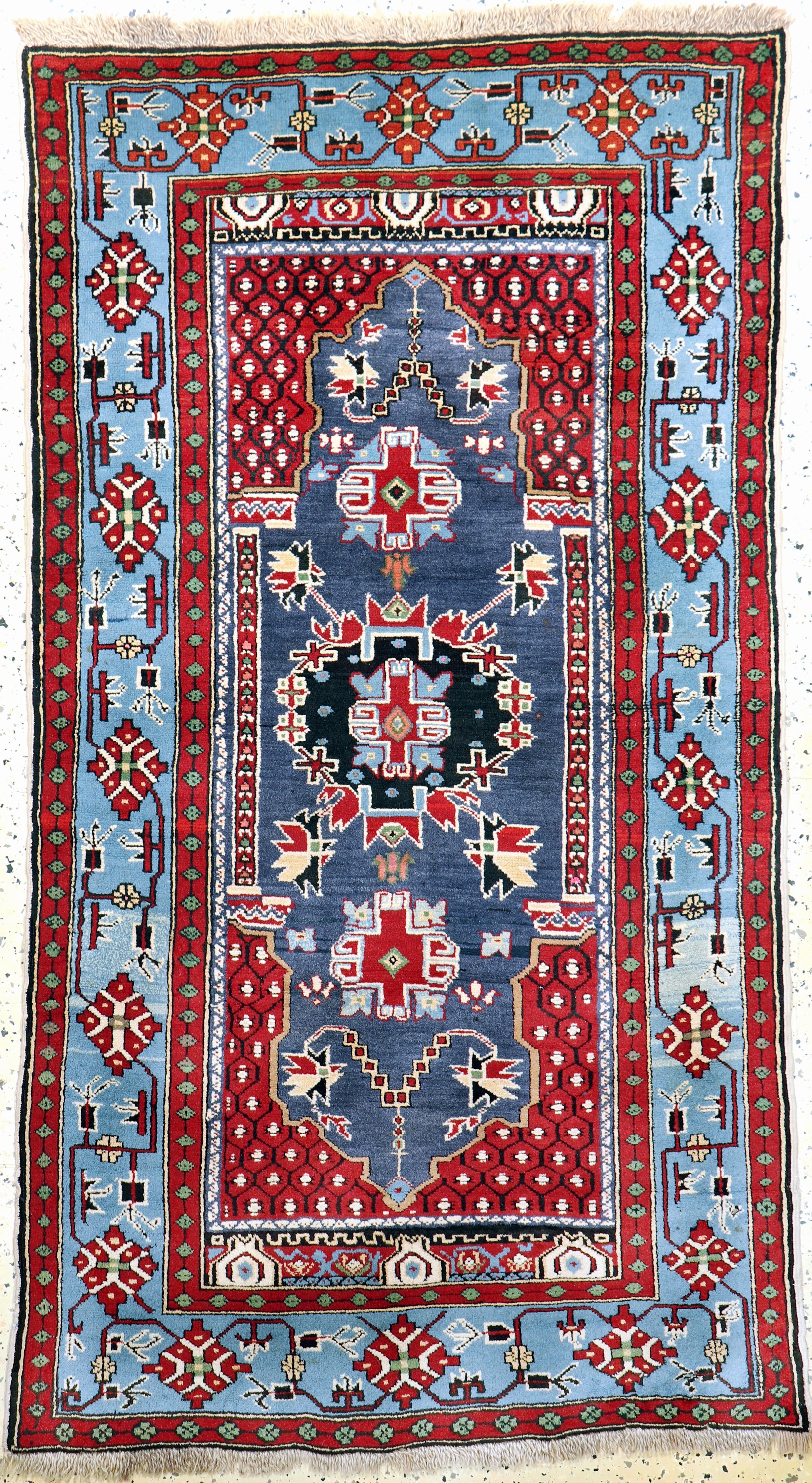 Melas alt, Türkei, Mitte 20.Jhd, Wolle auf Wolle, ca. 186 x 105 cm, EHZ: 2