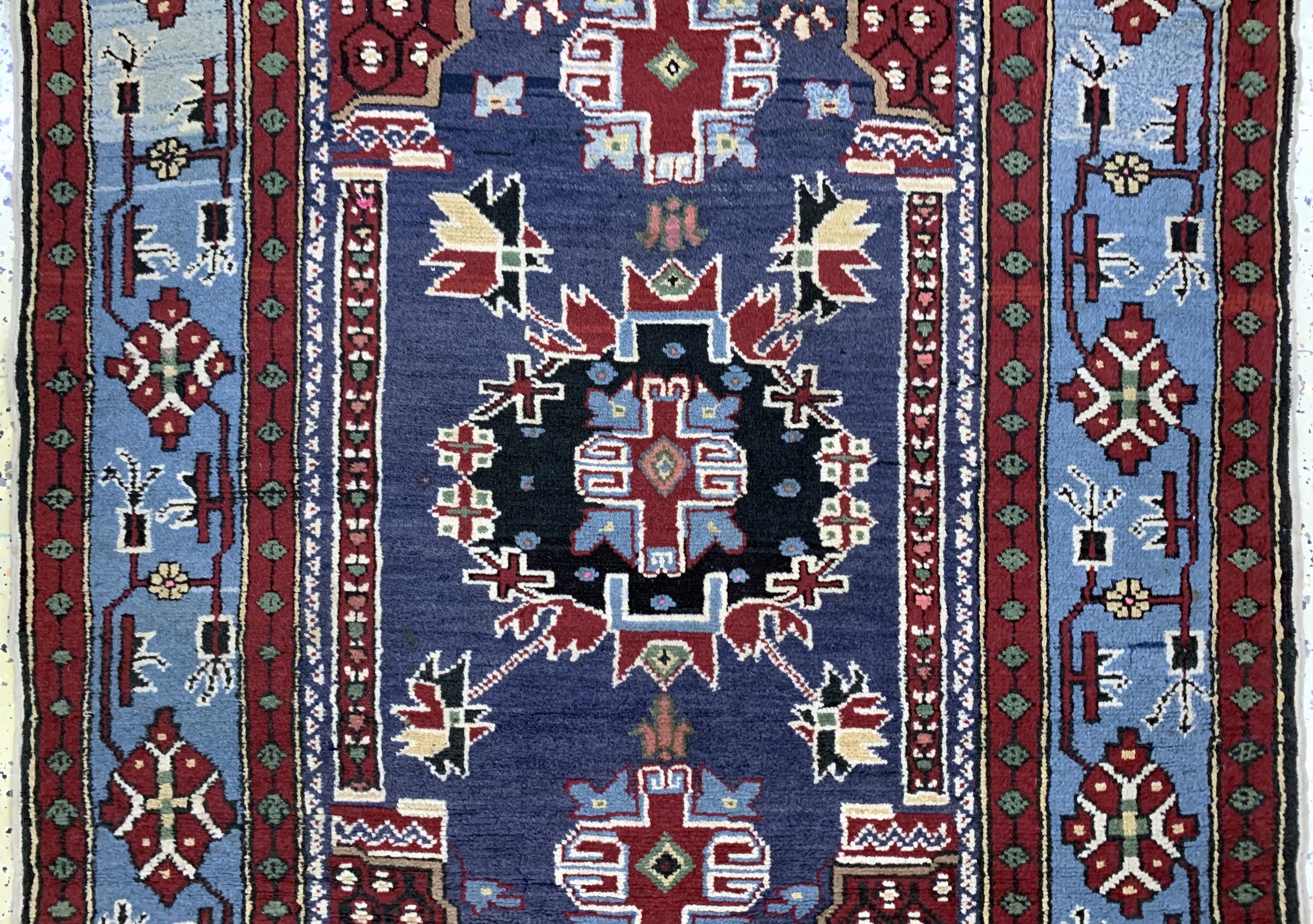 Detail b: Melas alt, Türkei, Mitte 20.Jhd, Wolle auf Wolle, ca. 186 x 105 cm, EHZ: 2