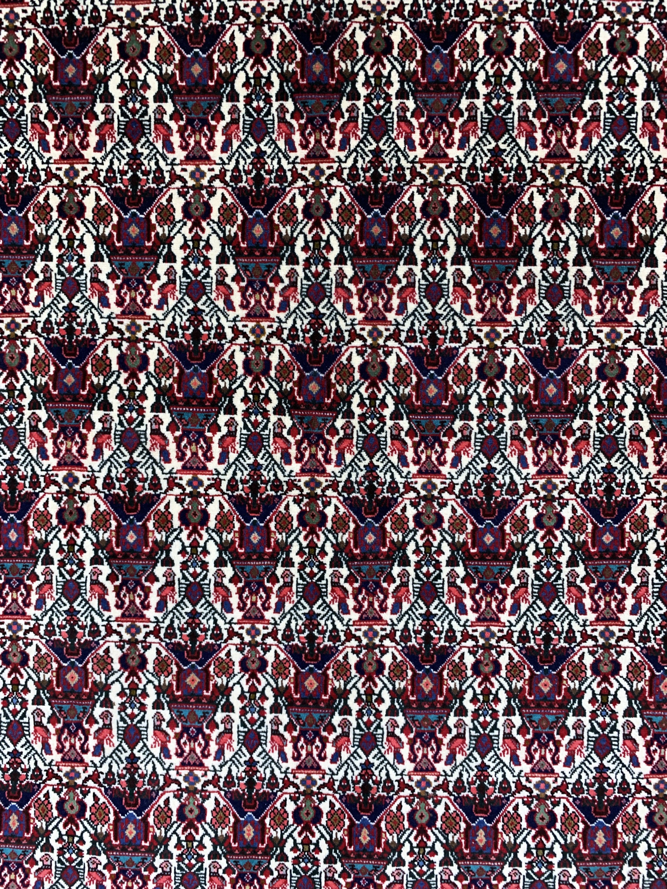 Detail b: Abadeh fein, Persien, Ende 20.Jhd, Wolle auf Baumwolle, ca. 197 x 153 cm, EHZ:(nahezu neuwertig).