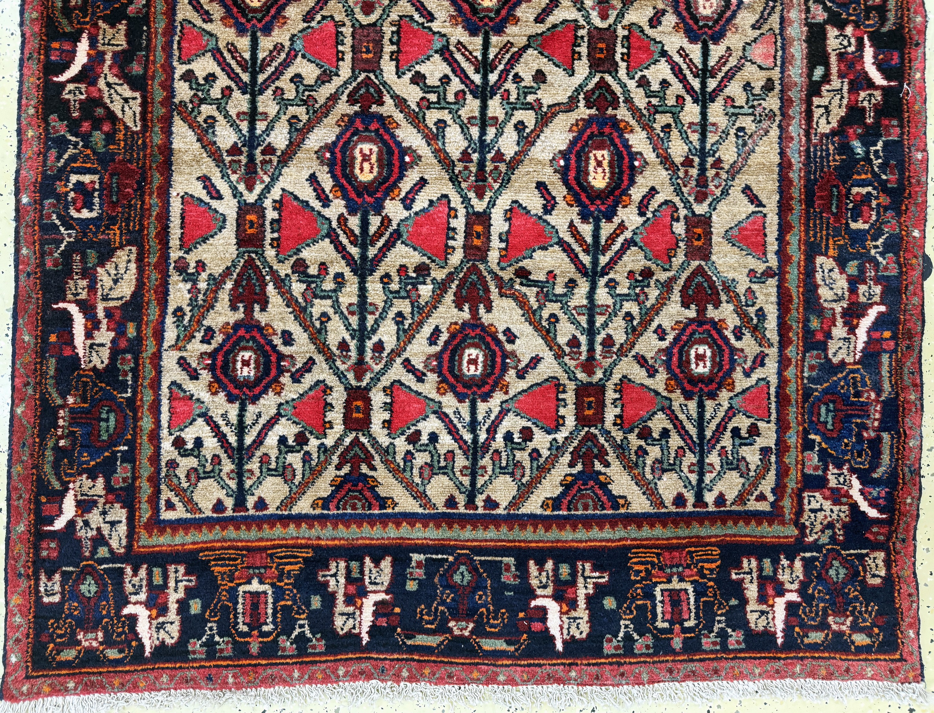Detail c: Koliai alt, Persien, Mitte 20.Jhd, Wolle auf Baumwolle, ca. 269 x 130 cm, EHZ: 2