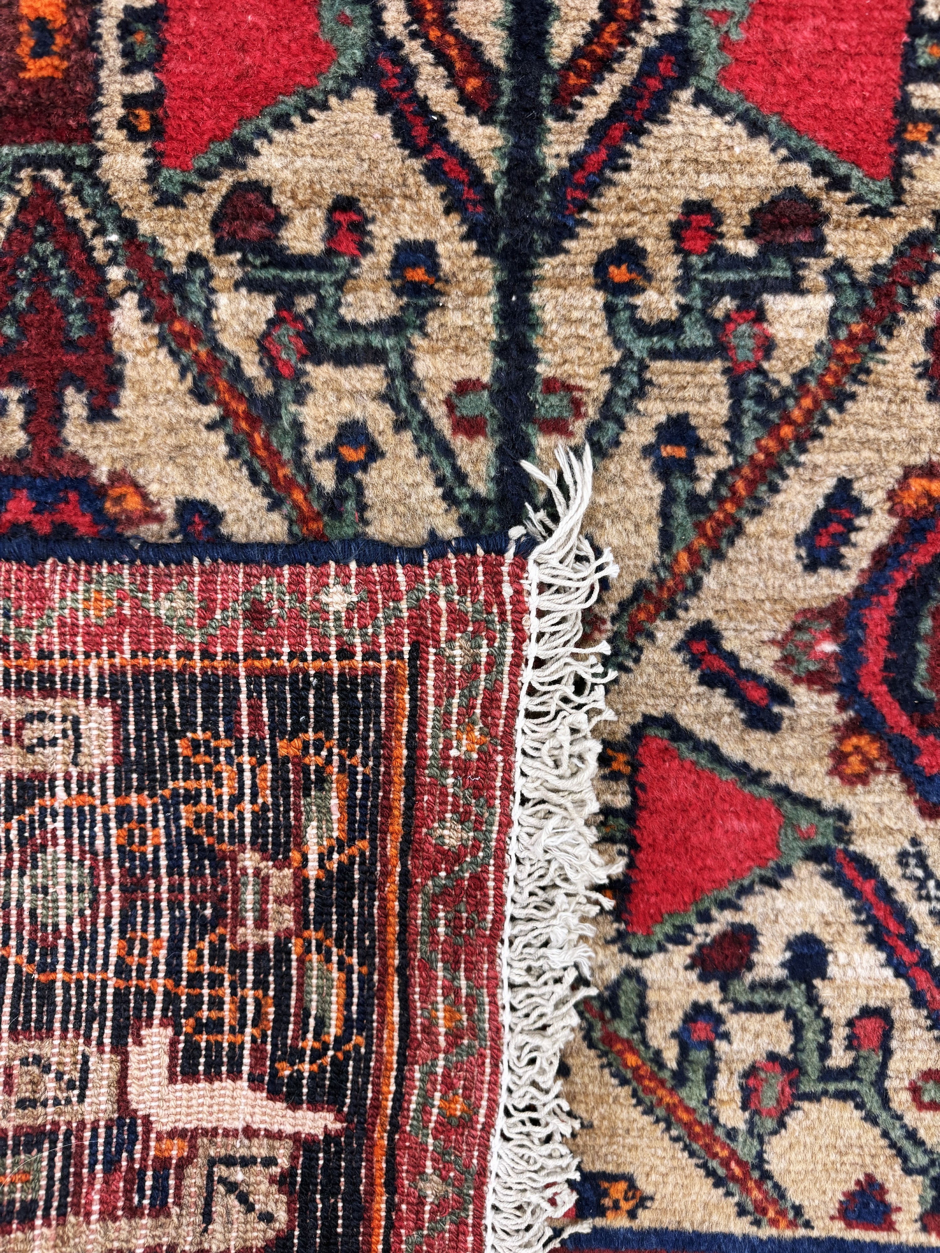 Detail e: Koliai alt, Persien, Mitte 20.Jhd, Wolle auf Baumwolle, ca. 269 x 130 cm, EHZ: 2