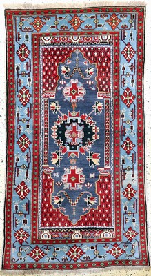 Image Melas alt, Türkei, Mitte 20.Jhd, Wolle auf Wolle, ca. 186 x 105 cm, EHZ: 2