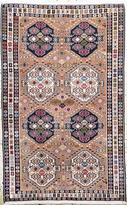 Image Sumakh, Azerbaijan, Ende 20.Jhd, Wolle auf Baumwolle, ca. 206 x 130 cm, EHZ: 1-2