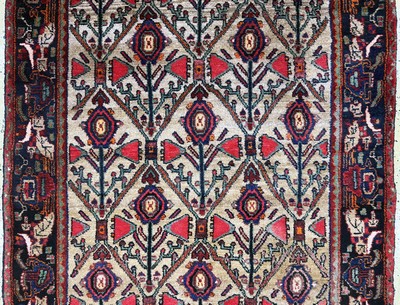 26857188b - Koliai alt, Persien, Mitte 20.Jhd, Wolle auf Baumwolle, ca. 269 x 130 cm, EHZ: 2 ...