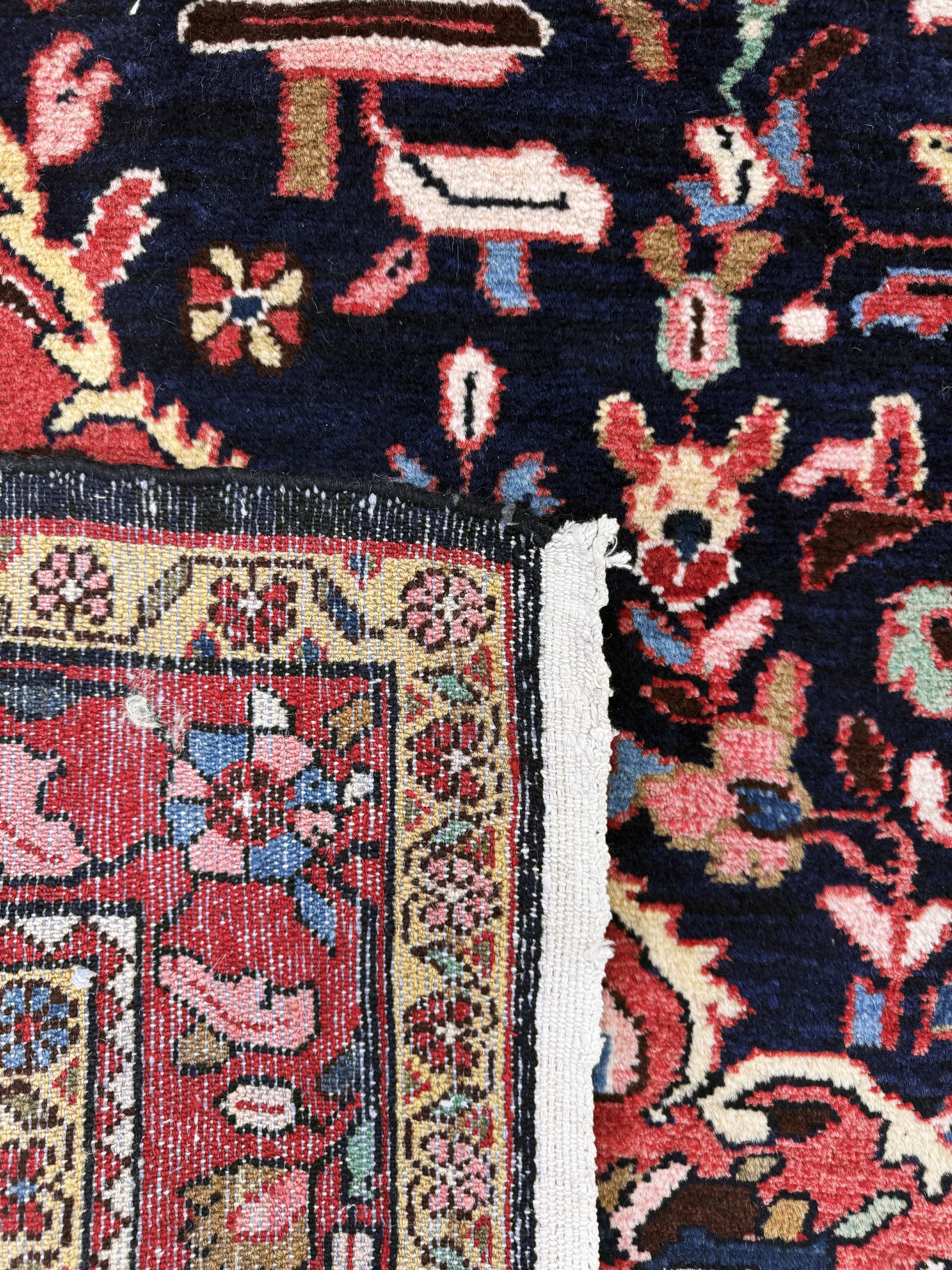 Detail g: Sarogh, Persien, Mitte 20.Jhd, Wolle auf Baumwolle, ca. 325 x 167 cm, EHZ: 1-2
