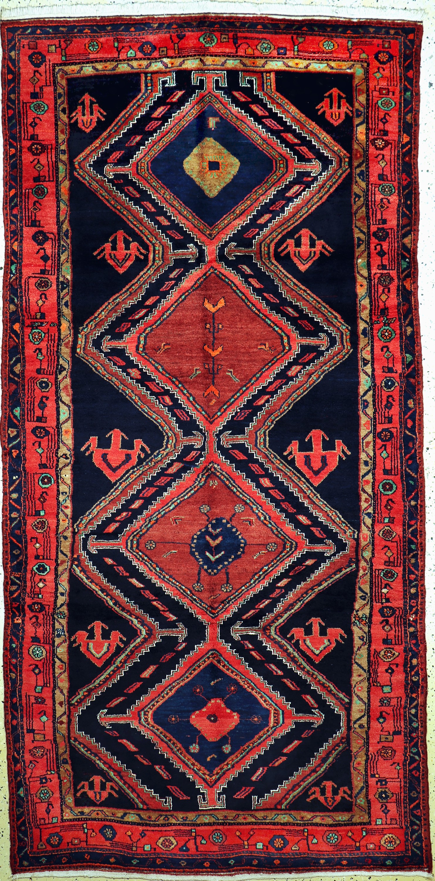 Kordi alt, Persien, Mitte 20.Jhd, Wolle aufBaumwolle, ca. 299 x 145 cm, EHZ: 2