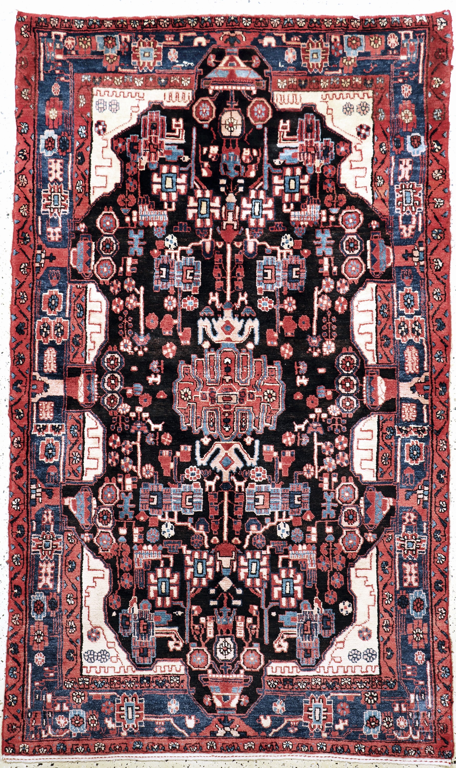 Toyserkan, Persien, Mitte 20.Jhd, Wolle aufBaumwolle, ca. 245 x 145 cm, EHZ:(nahezu neuwertig)