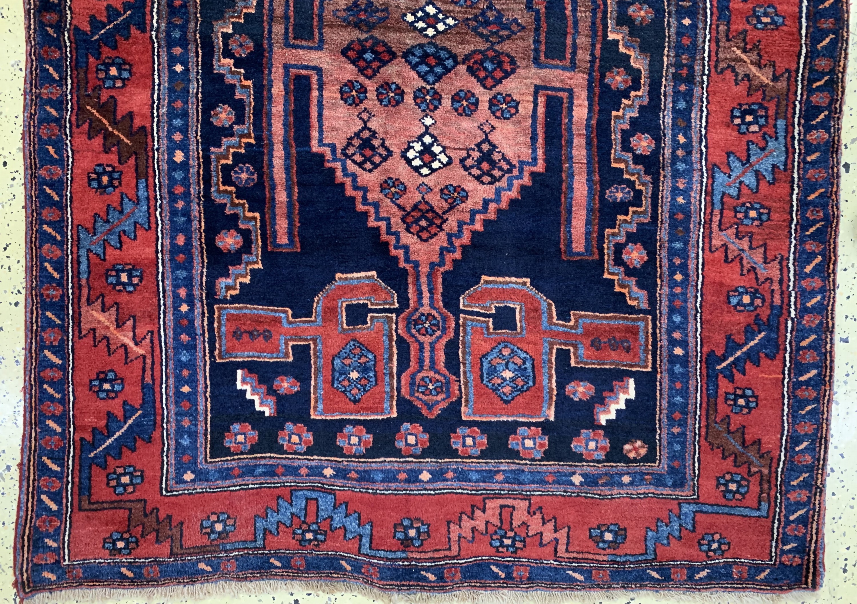 Detail c: Kordi alt, Persien, Anfang 20.Jhd, Wolle auf Wolle, ca. 440 x 128 cm, EHZ: 2