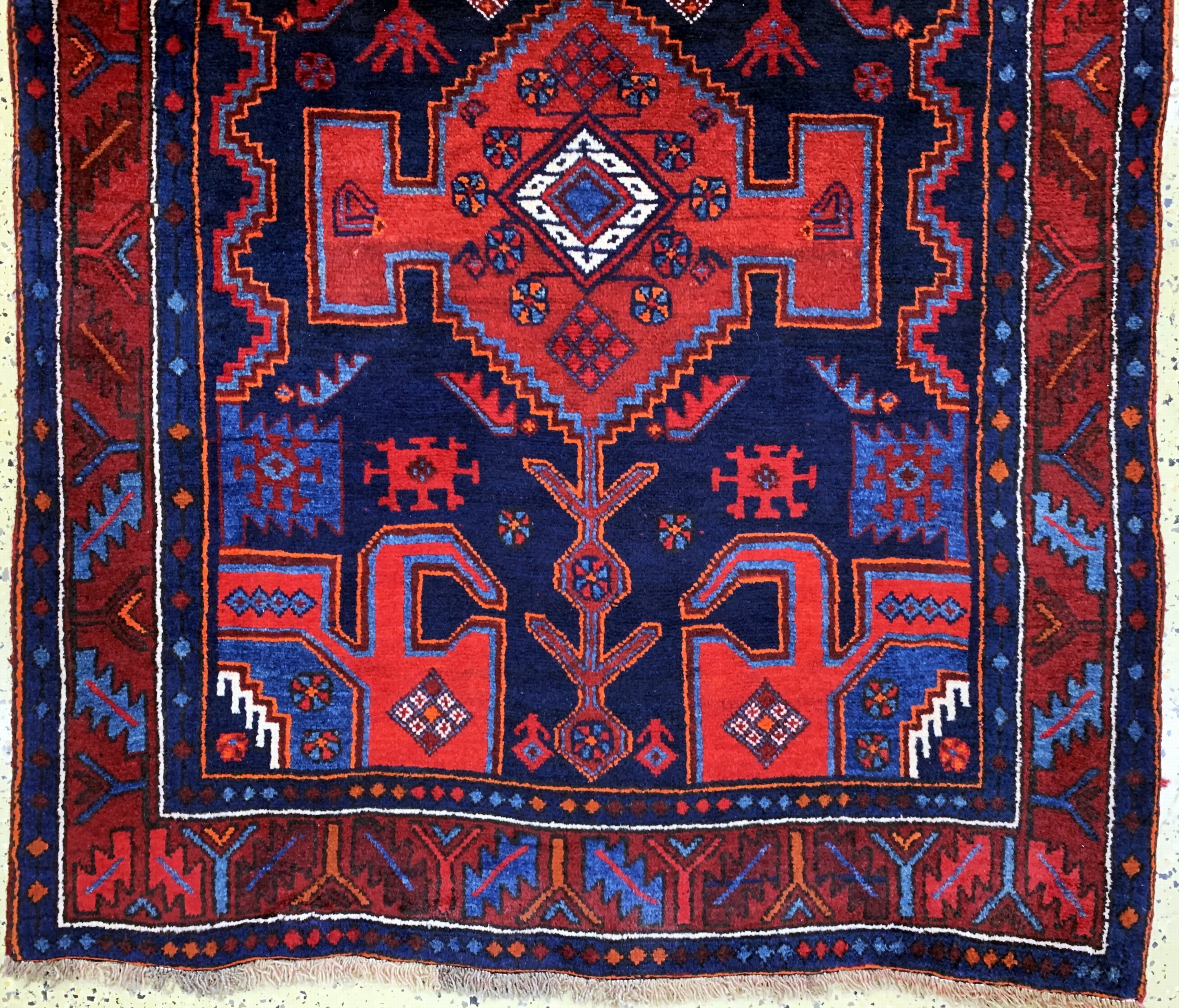 Detail c: Kordi alt, Persien, Anfang 20.Jhd, Wolle auf Wolle, ca. 324 x 125 cm, EHZ: 2