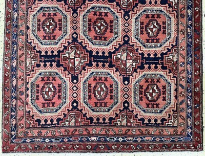 26857863c - Meschgin alt, Persien, Mitte 20.Jhd, Wolle auf Baumwolle, ca. 357 x 124 cm, EHZ: 1-2 ...