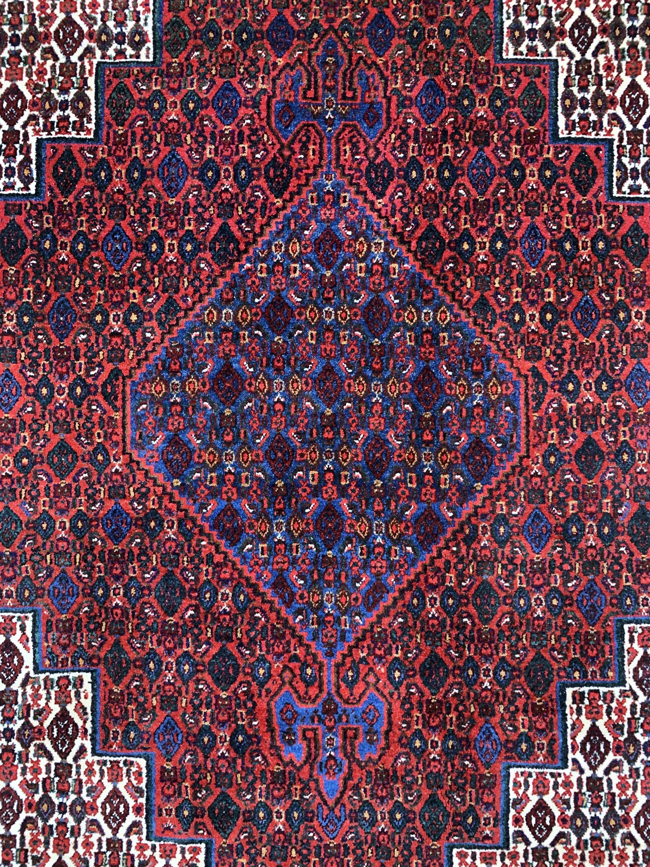 Detail c: Senneh fein, Persien, Mitte 20.Jhd, Wolle auf Baumwolle, ca. 330 x 204 cm, EHZ: 1-2