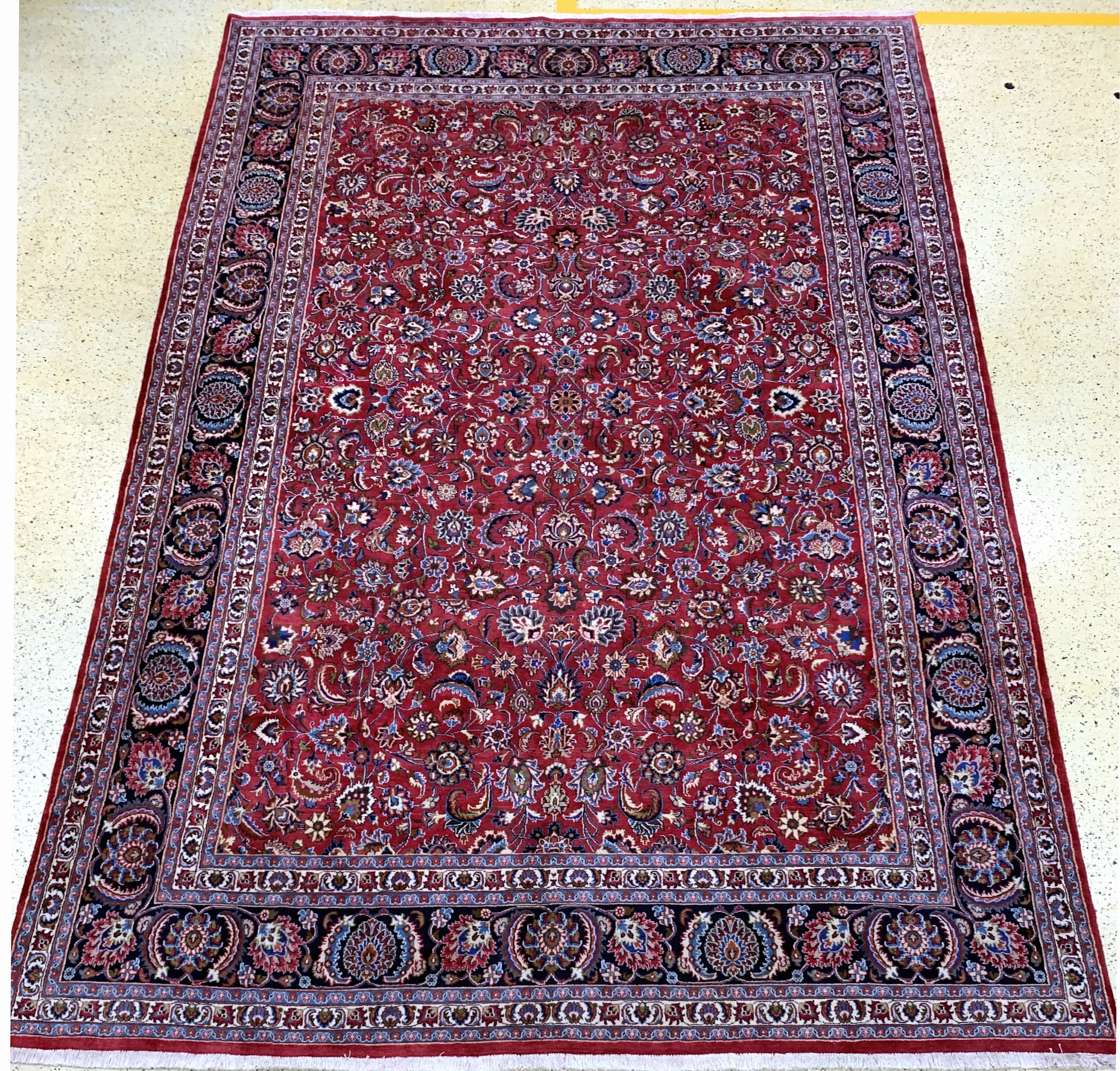 Mesched alt, Persien, Mitte 20.Jhd, Wolle auf Baumwolle, ca. 490 x 335 cm, nahezu neuwertig