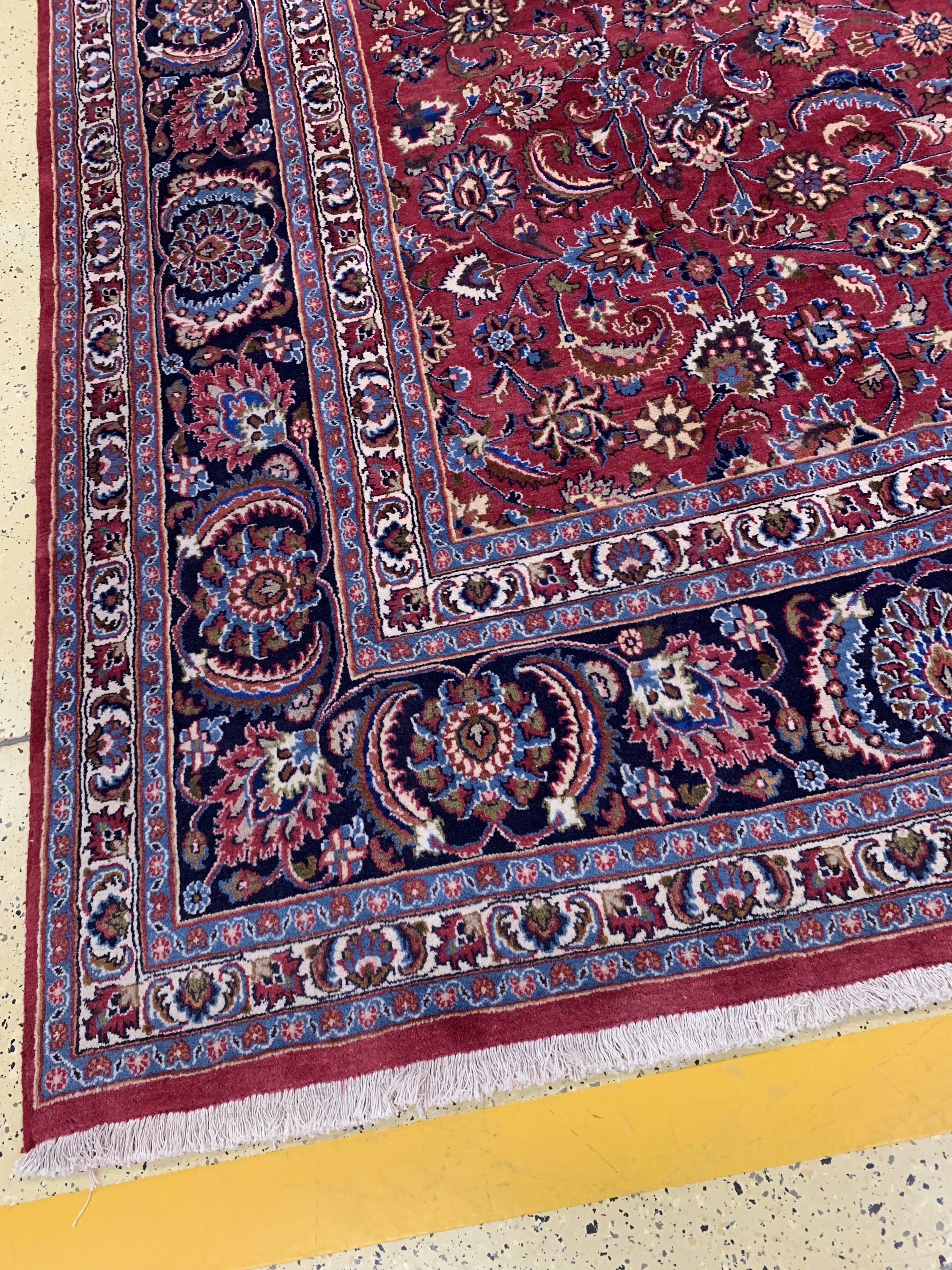Detail c: Mesched alt, Persien, Mitte 20.Jhd, Wolle auf Baumwolle, ca. 490 x 335 cm, nahezu neuwertig