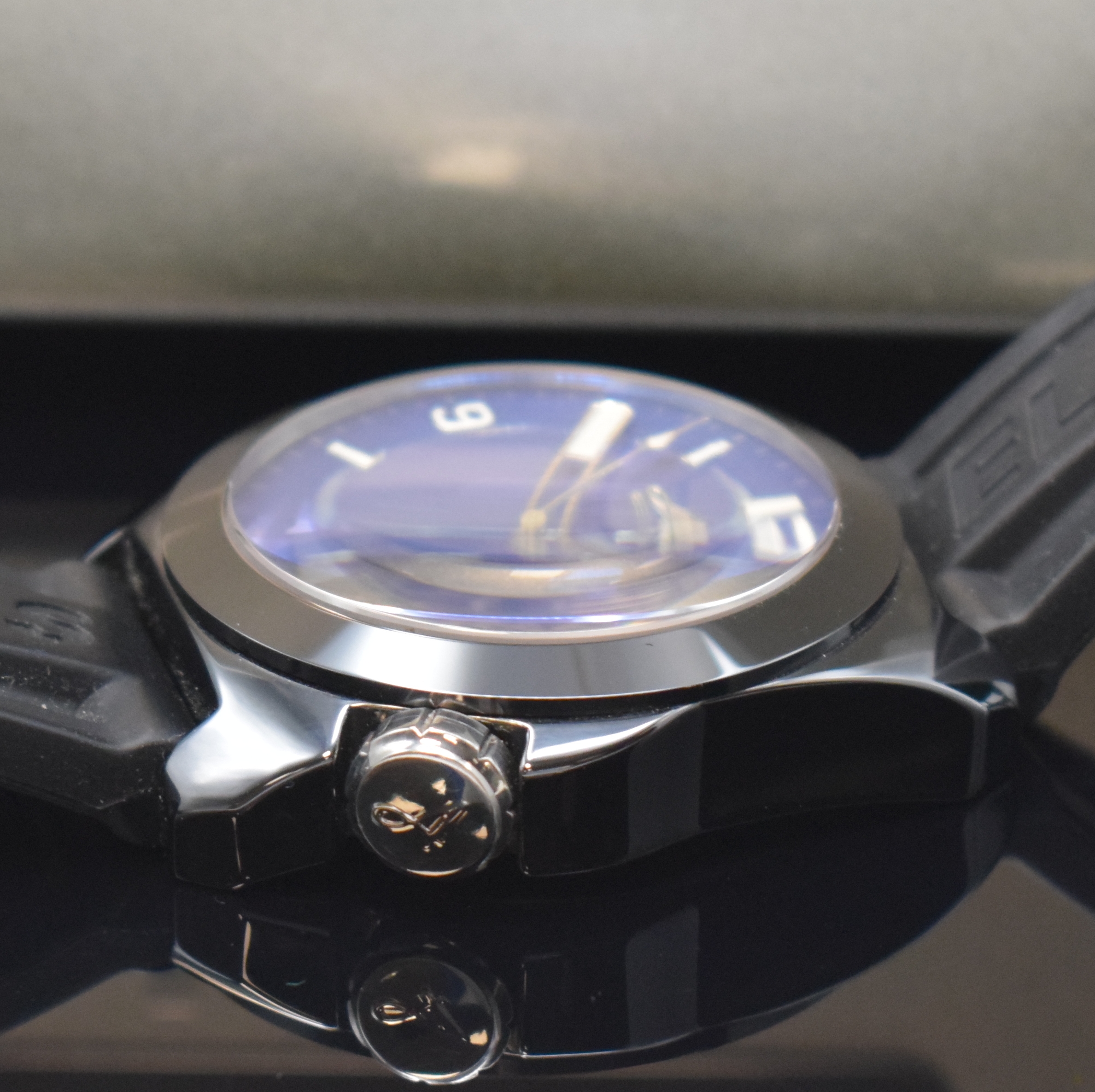 Detail c: ARCTOS Elite Herrenarmbanduhr Serie GPW, Deutschland um 2010, Automatik, auf 999 Stück limitiertes Sondermodell in Keramik/Titan m. orig. ...