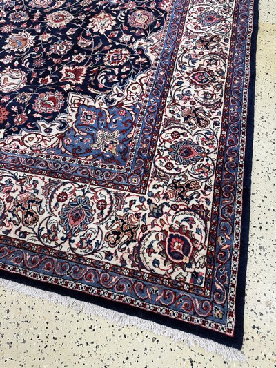 26858007i - Sarogh Kork fein, Persien, Mitte 20.Jhd, Korkwolle auf Baumwolle, ca. 430 x 305 cm, ...