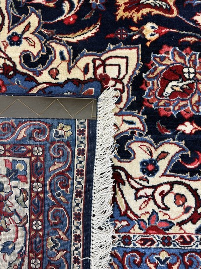 26858007k - Sarogh Kork fein, Persien, Mitte 20.Jhd, Korkwolle auf Baumwolle, ca. 430 x 305 cm, ...