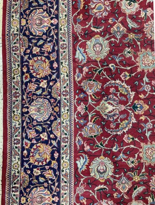 26858011d - Täbriz alt, Persien, Mitte 20.Jhd, Wolle auf Baumwolle, ca. 395 x 288 cm, EHZ: 2-3