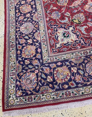 26858011i - Täbriz alt, Persien, Mitte 20.Jhd, Wolle auf Baumwolle, ca. 395 x 288 cm, EHZ: 2-3