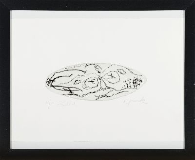 26858206k - A.R. Penck (1939-2017) und Frank Breidenbruch (geb.1963), Radierung zum Projekt Centro ...