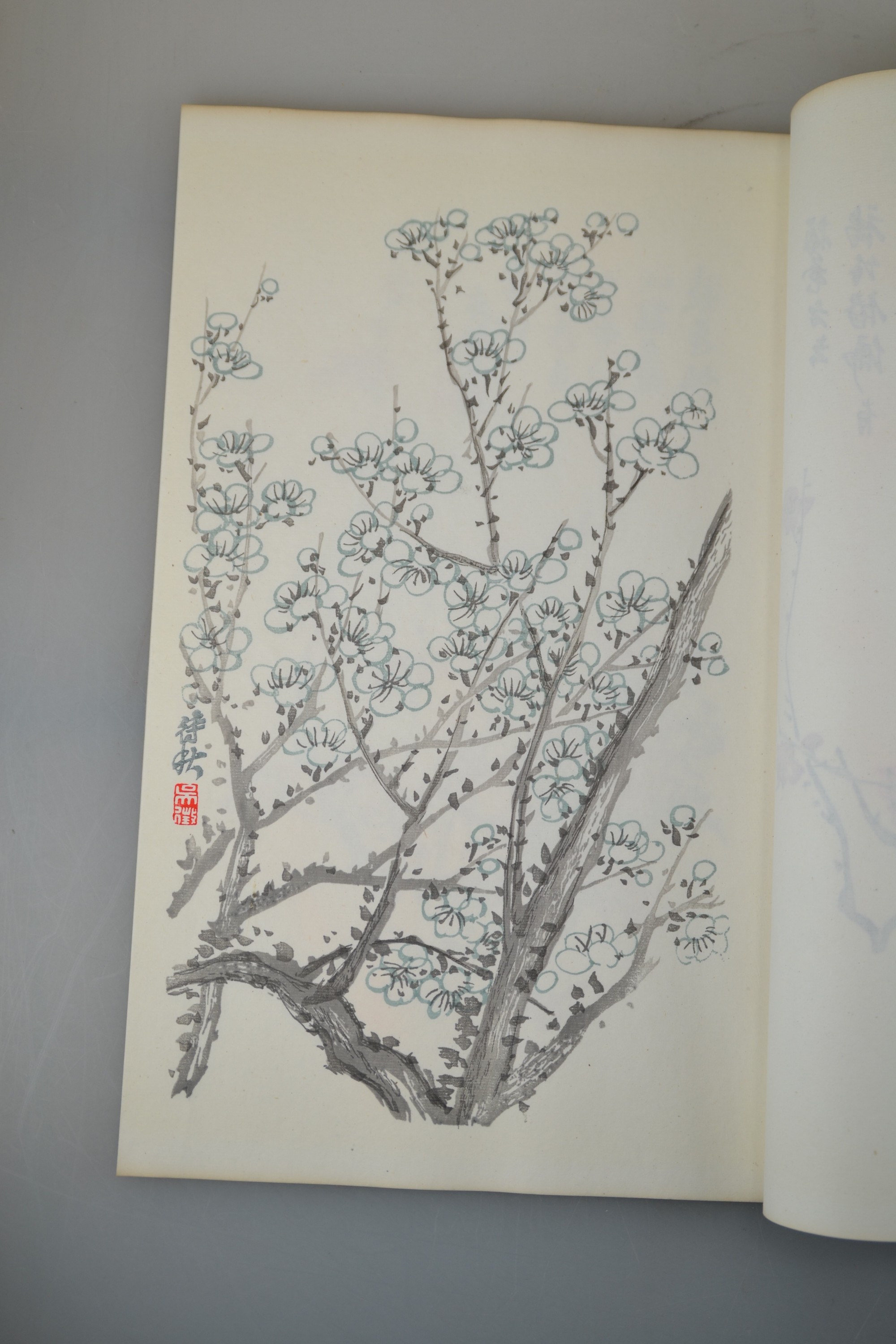 Detail p: Qi Baishi (1864-1957), Peking 1955, Jung Pao Chai Hsin Chi Shih Chien und Jung Pao-Chai Hsin Chi, 2 Blockbücher enthalten ca. 80 Drucke der ...