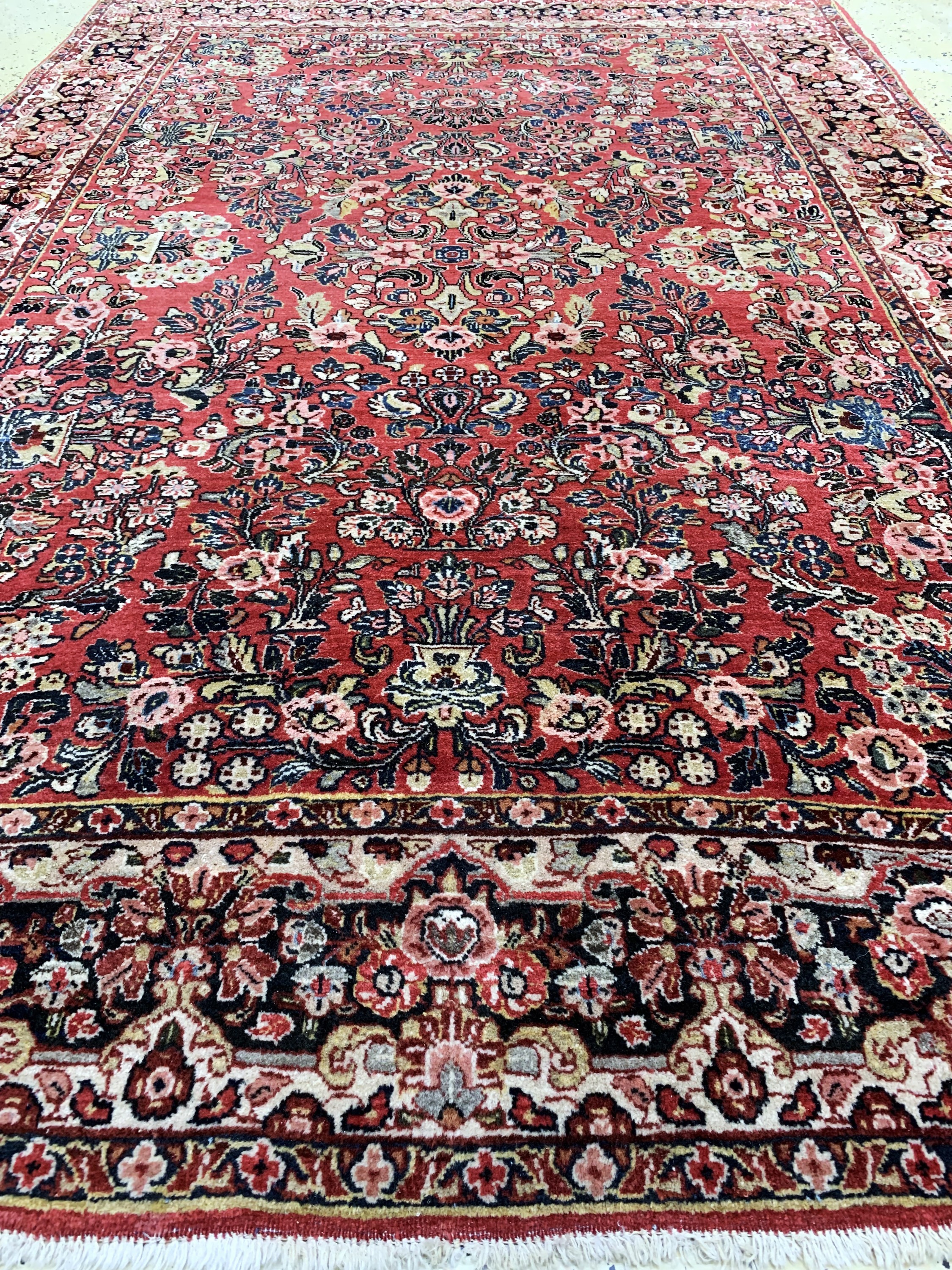 Detail f: Us Re-Import Sarogh, Persien, Anfang 20.Jhd, Wolle auf Baumwolle, ca. 280 x 188 cm,EHZ: 2