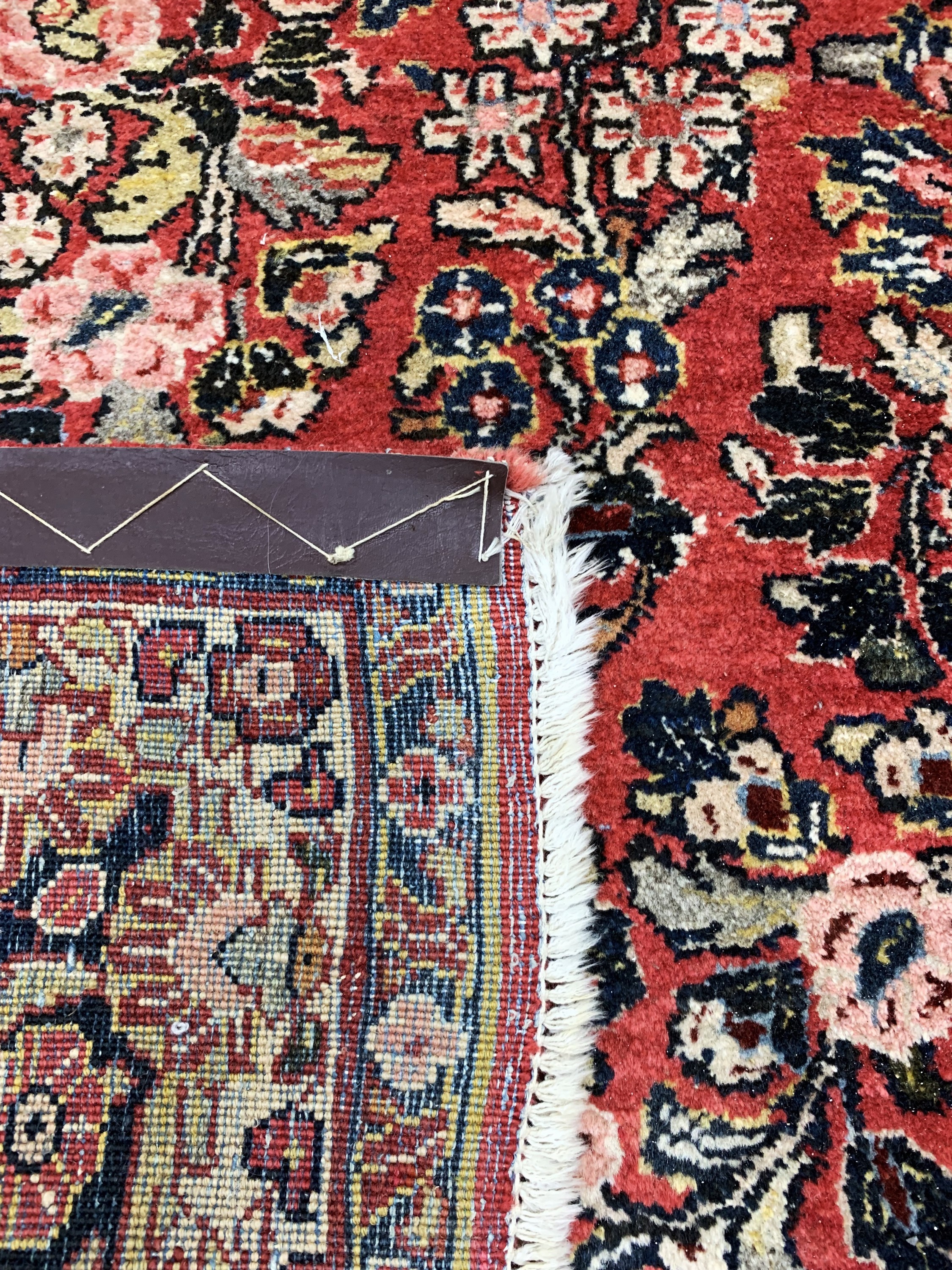 Detail g: Us Re-Import Sarogh, Persien, Anfang 20.Jhd, Wolle auf Baumwolle, ca. 280 x 188 cm,EHZ: 2
