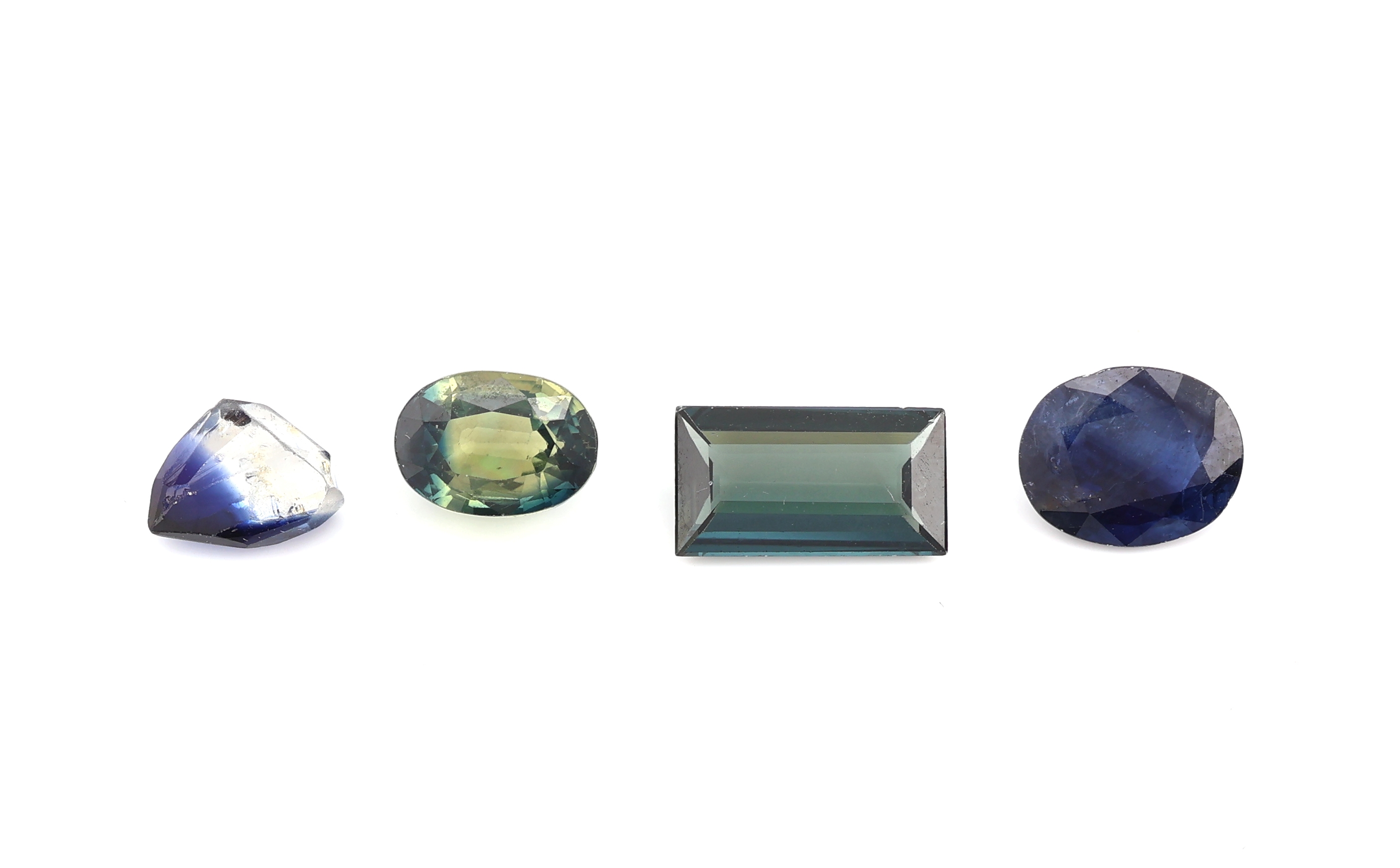 Detail a: Lot lose Saphire, zus. ca. 20.68 ct, versch. Größen, Farben, Schliffformen und Qualitäten