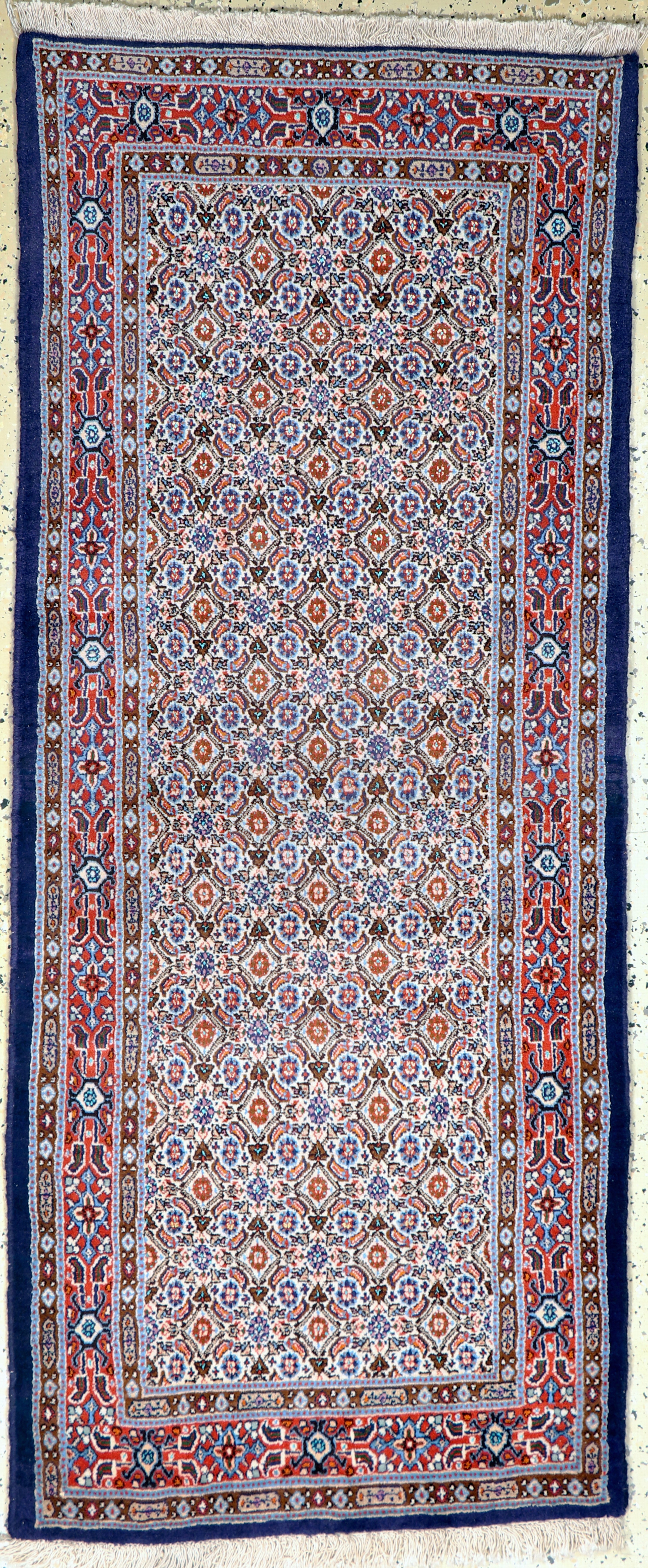 Image 26859321 - Mud fein, Persien, Neuwertig, Wolle mit Seide, ca. 191 x 77 cm Schätzpreis: 590, - EUR