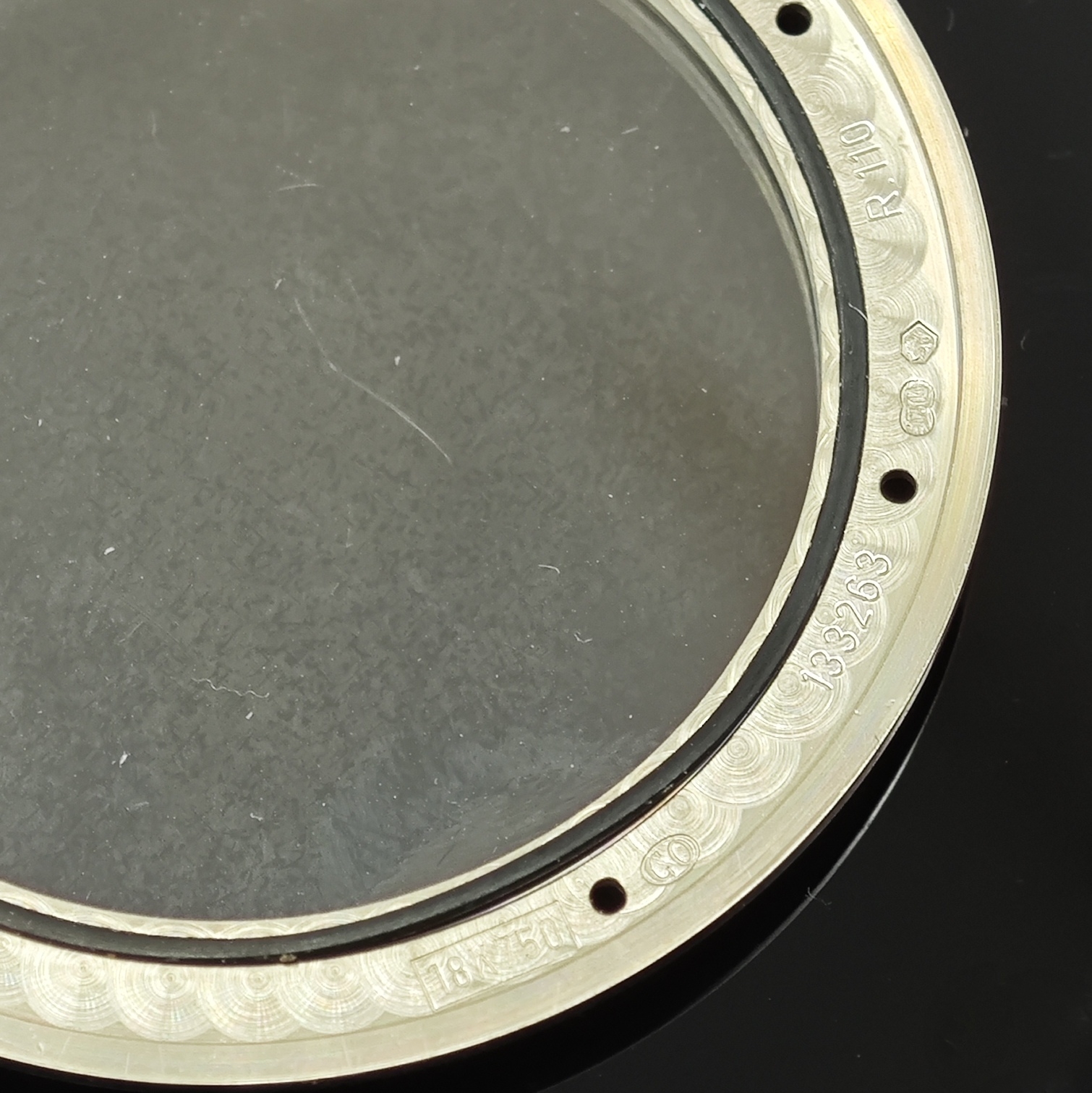 Detail h: A. LANGE & SÖHNE hochfeine und seltene Herrenarmbanduhr Modell Lange 1 in WG 750/000 mit Perlmuttzifferblatt Referenz 110.029, Handaufzug, ...