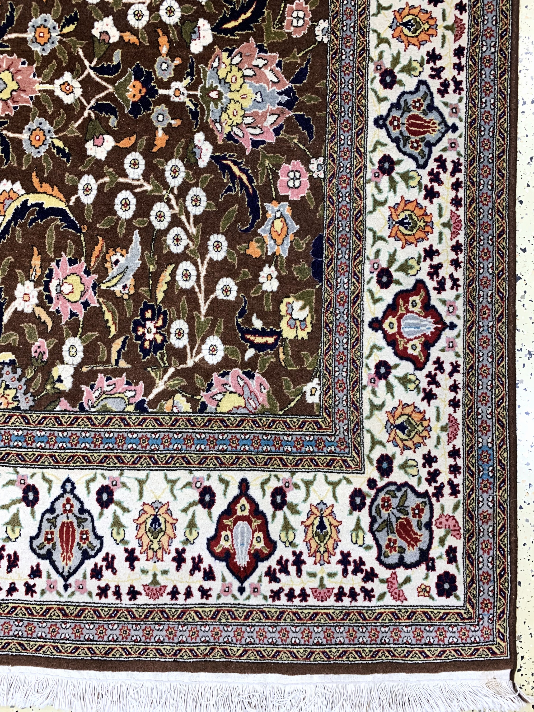 Detail a: Hereke, Türkei, Ende 20.Jhd., Wolle auf Baumwolle, ca. 295 x 197 cm, EHZ: 1-2