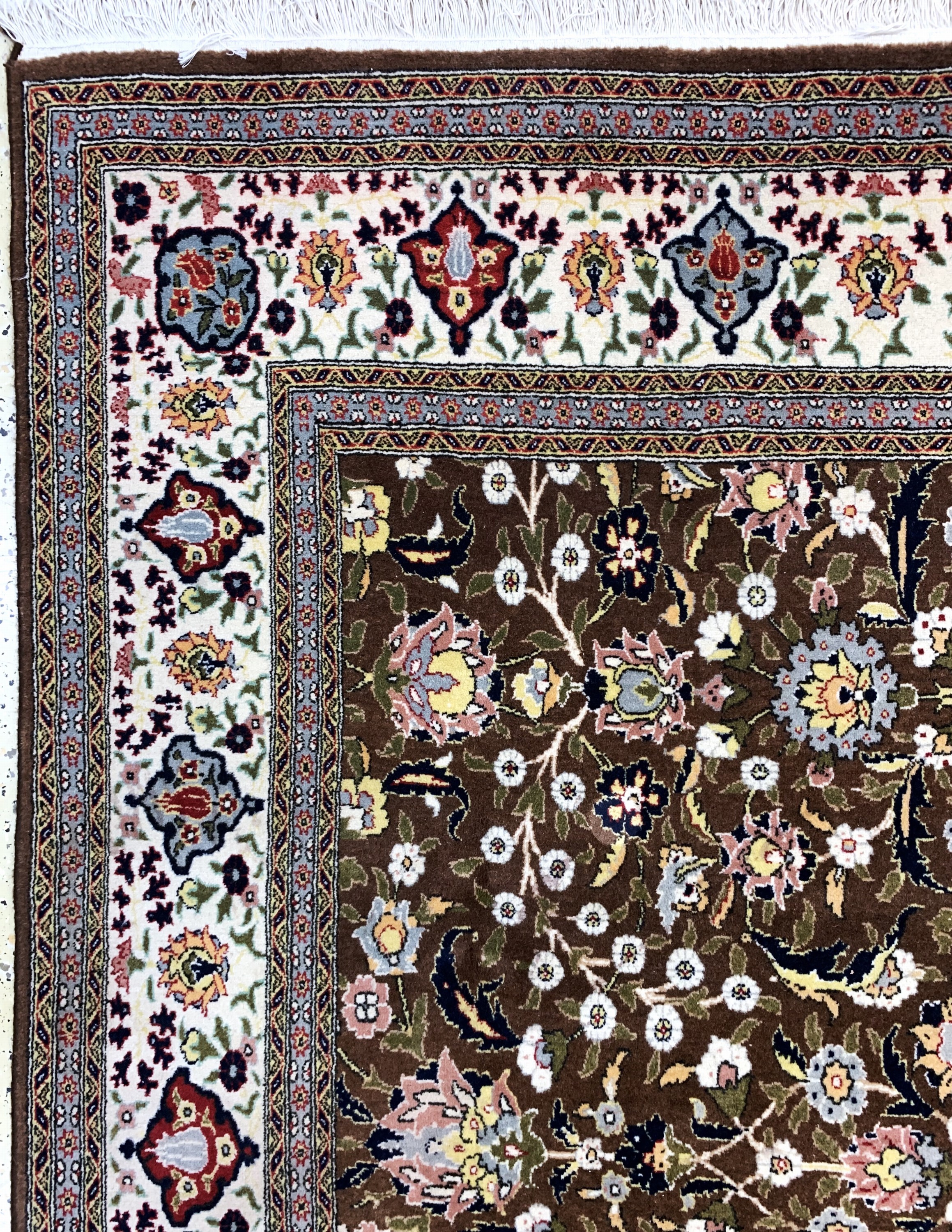 Detail d: Hereke, Türkei, Ende 20.Jhd., Wolle auf Baumwolle, ca. 295 x 197 cm, EHZ: 1-2