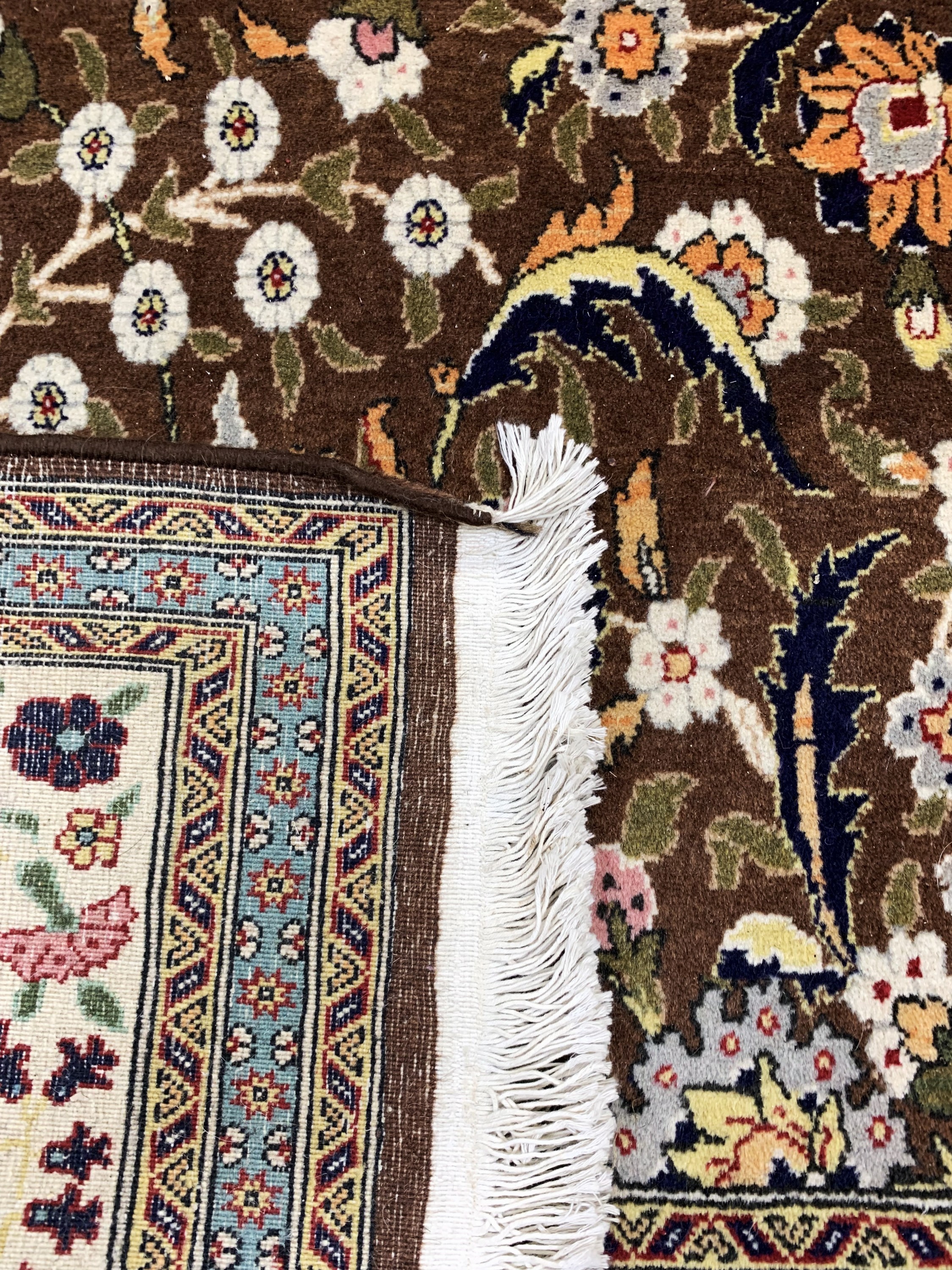 Detail g: Hereke, Türkei, Ende 20.Jhd., Wolle auf Baumwolle, ca. 295 x 197 cm, EHZ: 1-2