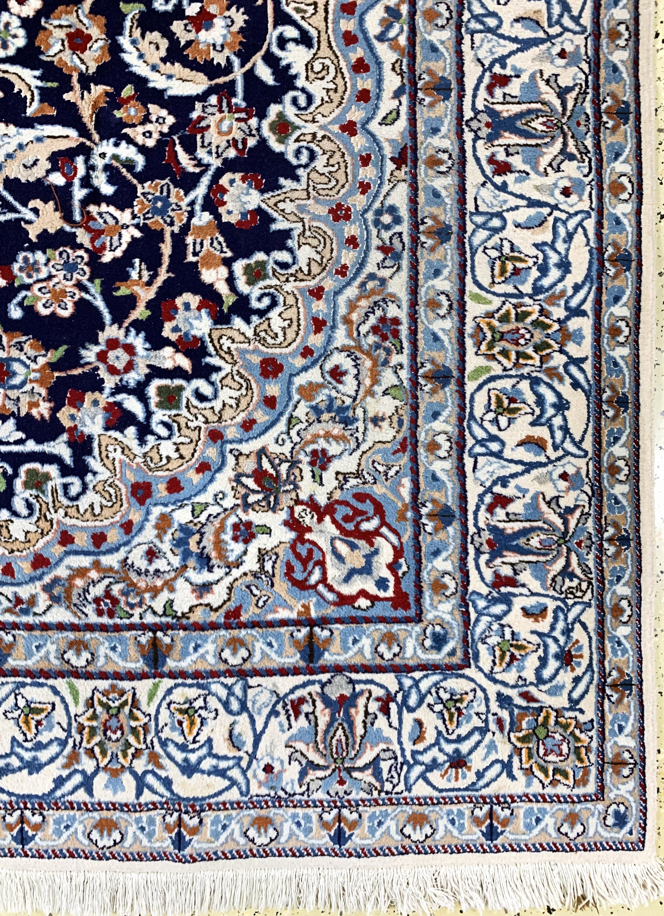 Detail a: Nain, Persien, Ende 20.Jhd, Wolle auf Baumwolle, ca. 300 x 204 cm, EHZ: 2