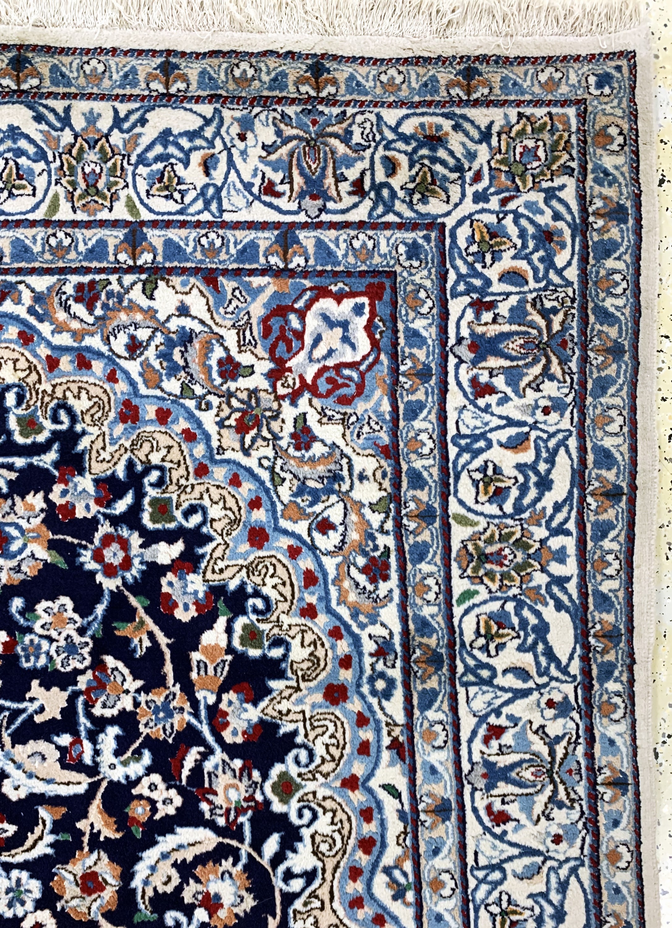 Detail e: Nain, Persien, Ende 20.Jhd, Wolle auf Baumwolle, ca. 300 x 204 cm, EHZ: 2