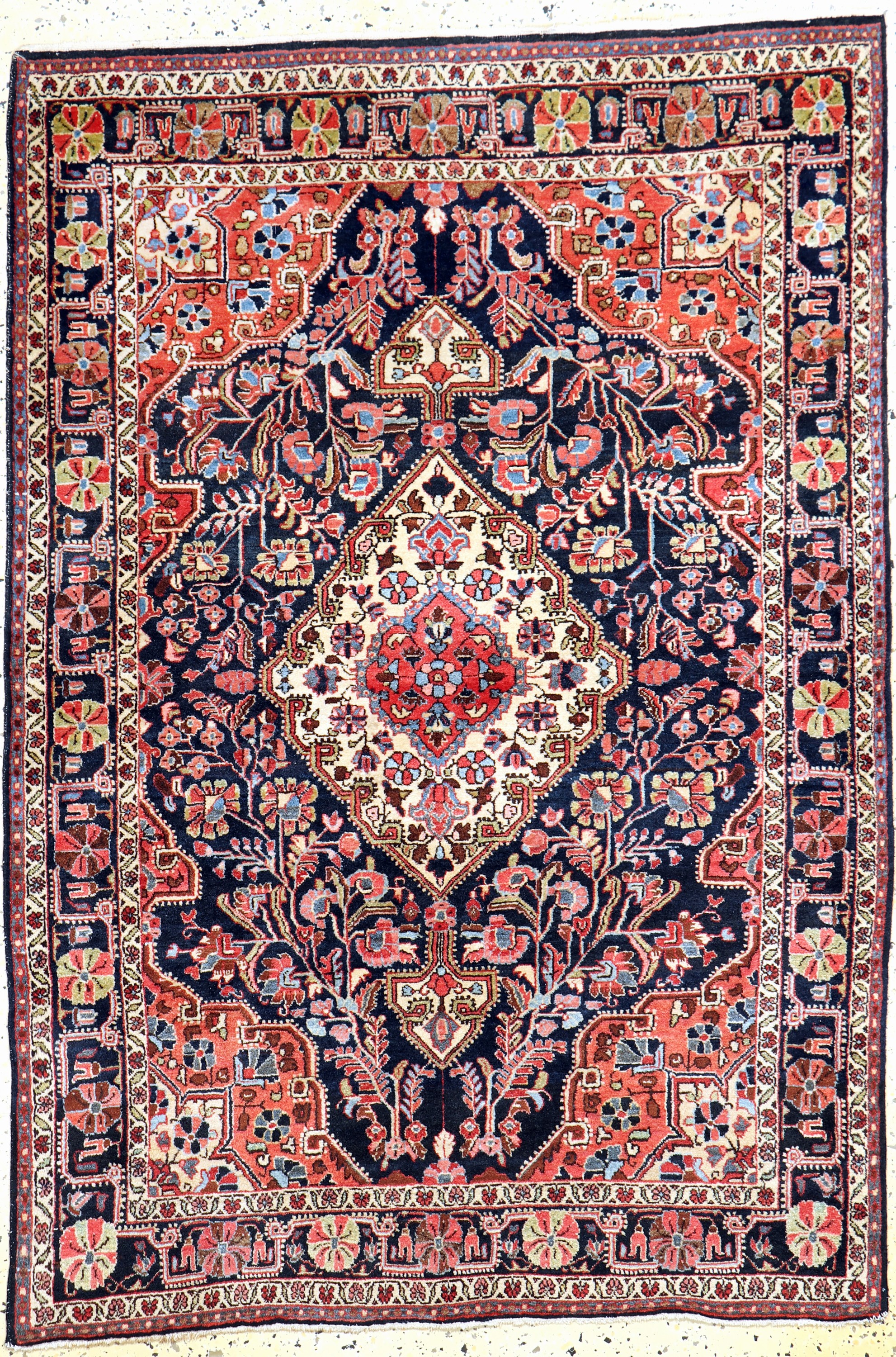 Djosan alt, Persien, Mitte 20.Jhd, Wolle auf Baumwolle, ca. 150 x 105 cm, EHZ: 2