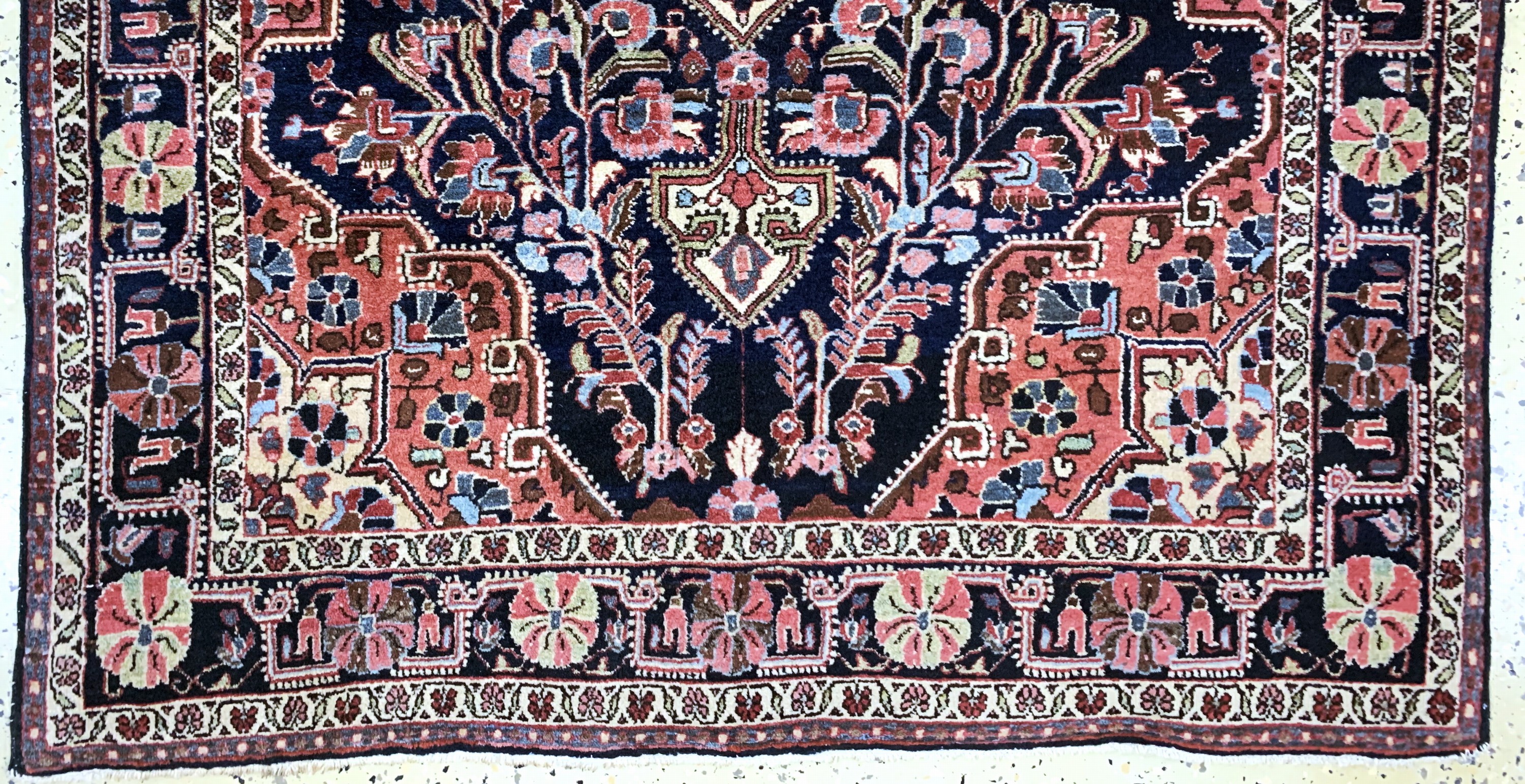 Detail c: Djosan alt, Persien, Mitte 20.Jhd, Wolle auf Baumwolle, ca. 150 x 105 cm, EHZ: 2