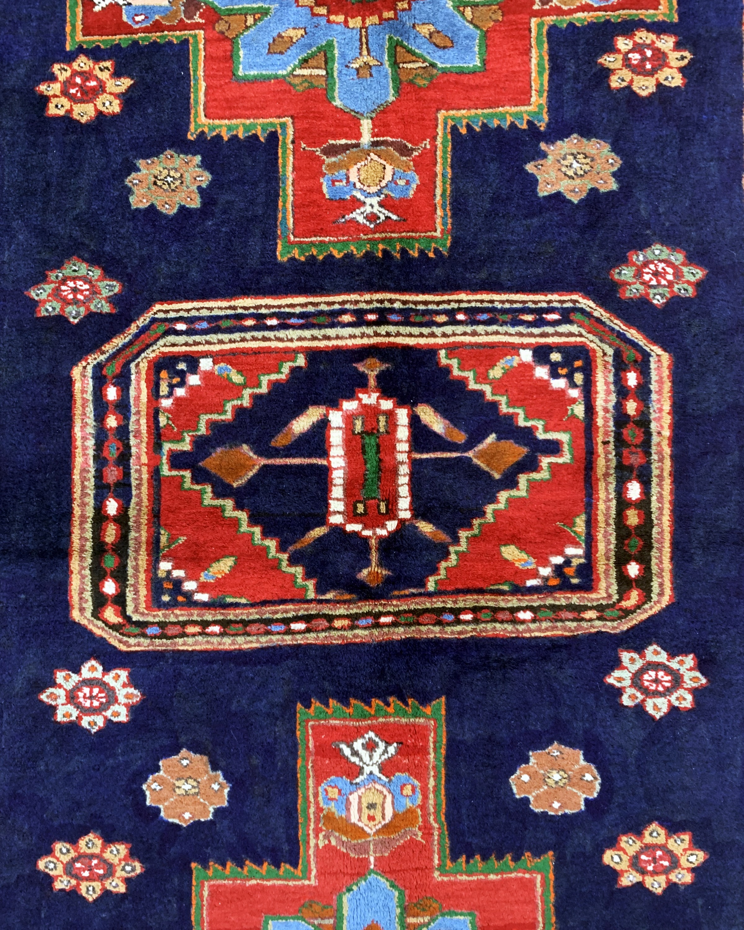 Detail c: Meschgin alt, Persien, Mitte 20.Jhd, Wolle auf Baumwolle, ca. 238 x 150 cm, EHZ: 2