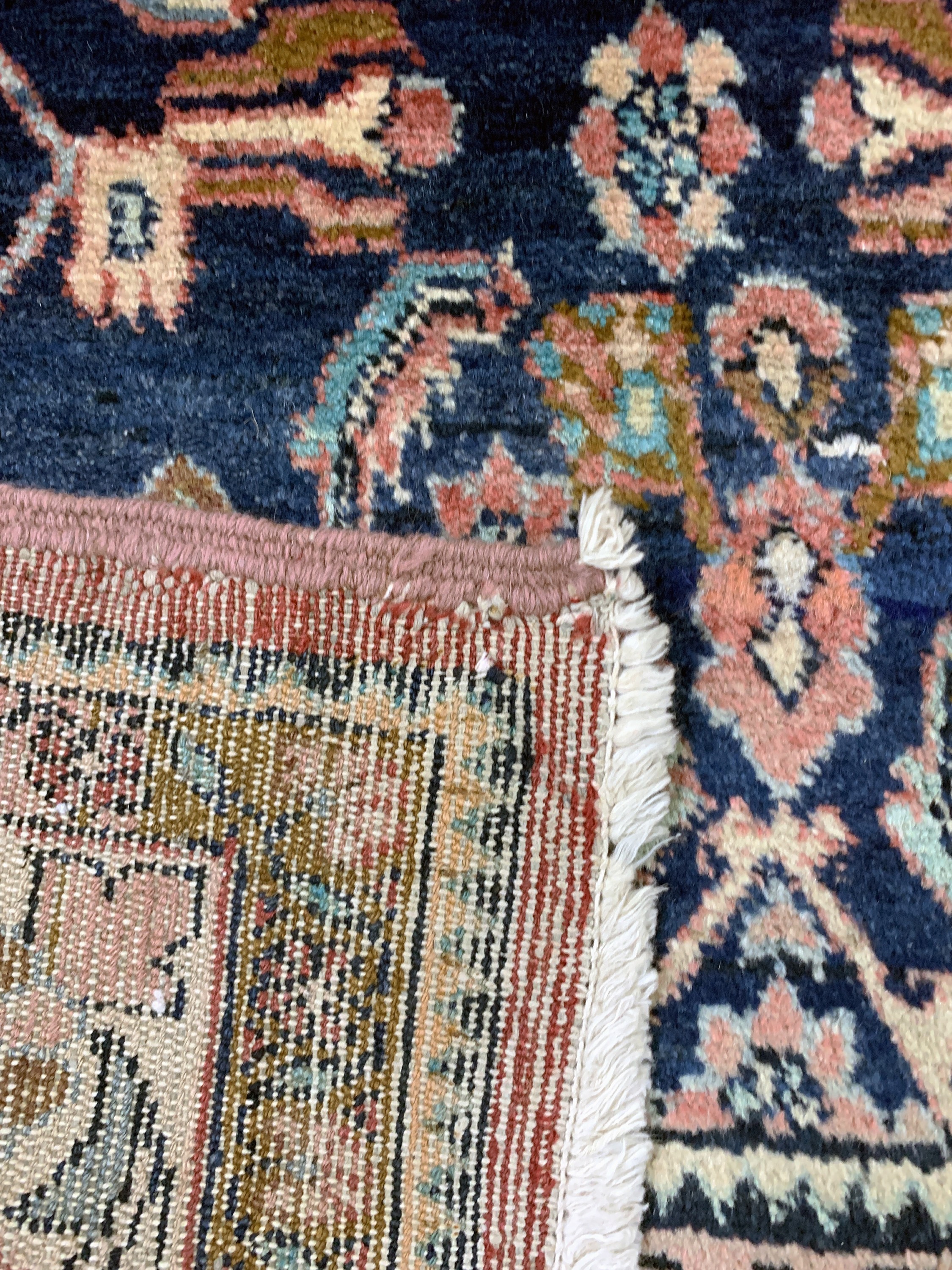 Detail f: Lilian alt, Persien, Anfang 20.Jhd, Wolle auf Baumwolle, ca. 279 x 165 cm, EHZ: 2(kleines Loch).