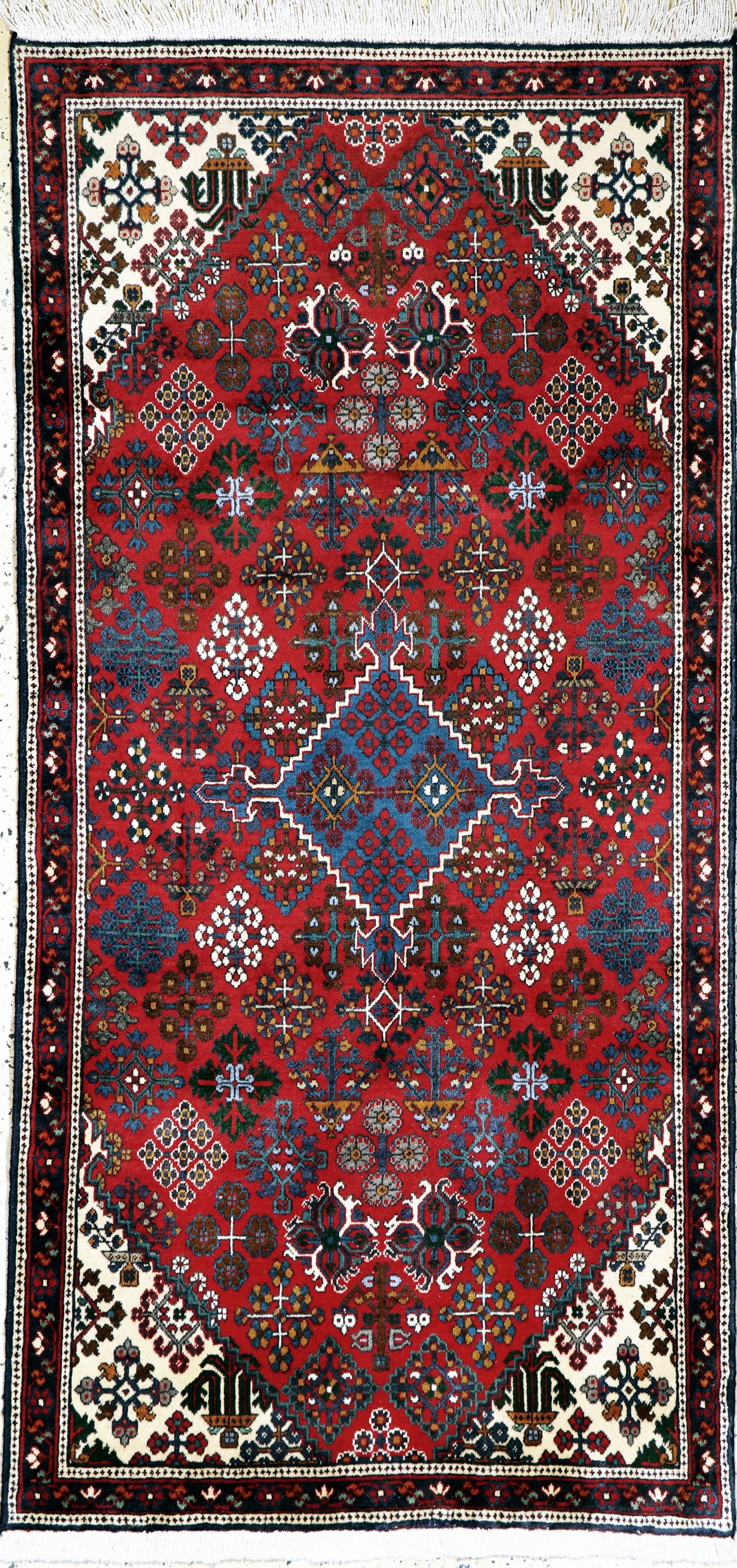 Meymeh, Persien, ca. 50 Jahre, Wolle auf Baumwolle, ca. 196 x 95 cm, EHZ: 2