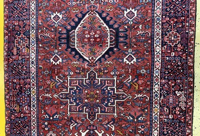 26859519b - Garadjeh alt, Persien, Mitte 20.Jhd, Wolle auf Baumwolle, ca. 385 x 147 cm, EHZ: 1-2 ...