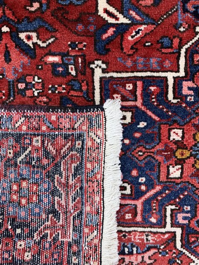 26859519f - Garadjeh alt, Persien, Mitte 20.Jhd, Wolle auf Baumwolle, ca. 385 x 147 cm, EHZ: 1-2 ...