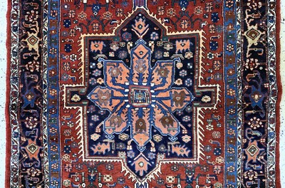 26859523b - Gholtogh alt, Persien, Mitte 20.Jhd, Wolle auf Baumwolle, ca. 223 x 124 cm, EHZ: 2-3 ...