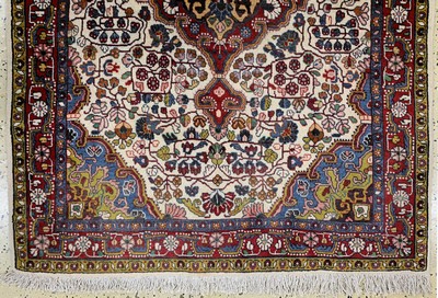 26859526b - Sarogh, Persien, Ende 20.Jhd, Wolle auf Baumwolle, ca. 155 x 107 cm, EHZ: 2-3 ...